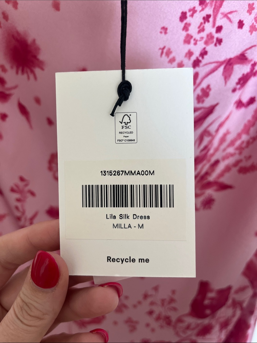 Reformation Lila Silk Midi Dress - Picture 9 of 15